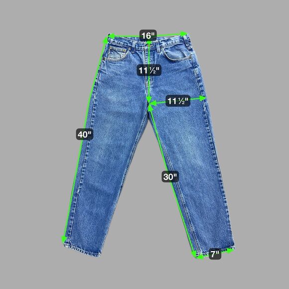 Carhartt B17 DST Relaxed Fit Jeans 33x30 Blue Denim Straight Leg Workwear - Picture 5 of 11